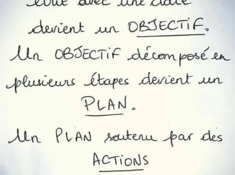 Un rêve, un plan